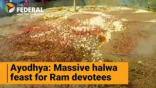 Chef Vishnu Manohar makes 7,000 kg halwa for Ram devotees | Ayodhya | The Federal