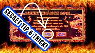 Nice Tip & Trick with "Lucky Chance" Spin! on Dragon Link & More!