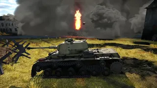War Thunder Realistic Battle KV I C 756 (r) Domination 12 Kill Crushing Victory