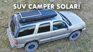 How I Added a Solar Panel to My New SUV! (Without Drilling into the Car)