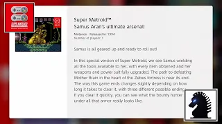 NS Super Nintendo - Nintendo Switch Online - Special #2: Super Metroid