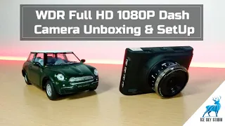 WDR Full HD 1080P CAR DVR Unboxing and Setup