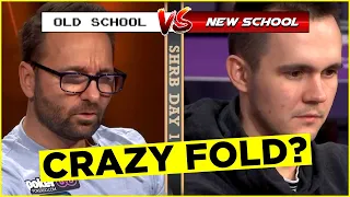 INSANE FOLD at the Super High Roller Bowl - Old School VS New School Poker Analysis Episode 5