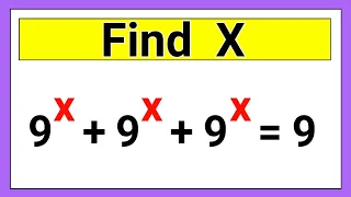 Nice Exponential Math |Find the value of X |Olympiad Math |Simplification |Nitesh Eduworks