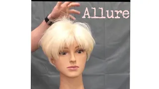 ALLURE - WOMENS -Longer tapered pixie haircut tutorial