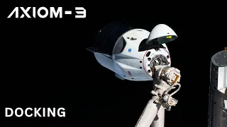 LIVE: Axiom-3 Mission SpaceX Crew Dragon Docking with the ISS