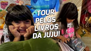 ORGANIZANDO OS LIVROS DA JUJU  🥰