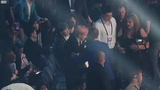 190501 BBMA BTS 입장, 아미들에게 화답, 간식 타임, 다른 아티스트들과 친목 Entering, Interaction with oher artist Khalid, Jon