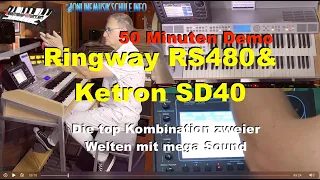 Ringway RS480EU & arranger module Ketron SD40 Set | a modern, full-fledged electric organ