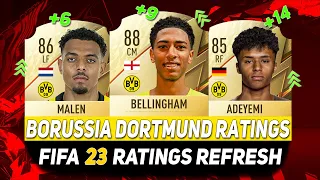 FIFA 23 ✸ BORUSSIA DORTMUND PLAYER RATINGS! ft.HALLER,ADEYEMI,SULE...etc