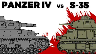 Panzer IV vs. S-35 Somua - Comparison in 1940