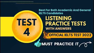 IELTS LISTENING PRACTICE TEST WITH ANSWERS | TEST 4 | LISTENING IELTS PRACTICE TEST | 11/10/2022