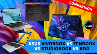 Best ASUS laptop: Vivobook vs Zenbook vs Studiobook vs ROG – What’s the difference?