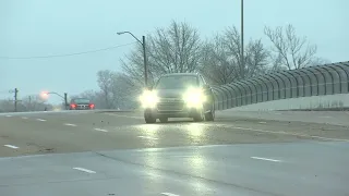 Cars slip and slide on black ice after winter storm hits Memphis
