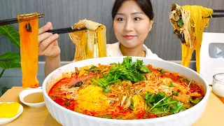 MUKBANG) 마라탕 한그릇🔥 국물 팍팍 퍼먹는 먹방 Malatang Real sound asmr eating