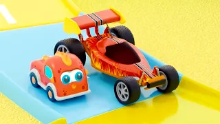 Машинки Мокас 🚕 Гоночная машинка на пульте 🚙 Развивающие мультфильмы для детей про машинки 🚗
