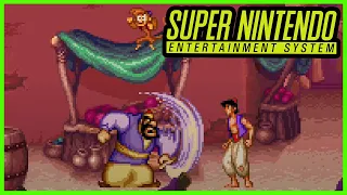 SNES Gameplay - Aladdin [100%] [4K,60fps]