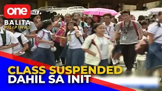 Ilang paaralan nagsuspende ng pasok dahil sa nararanasang init ng panahon