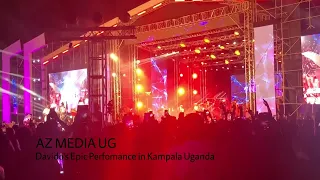Experience the Electrifying Energy: Davido's Unforgettable Performance in Kampala, Uganda!