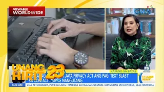 Kapuso sa Batas- Reklamo sa pangha-harass ng ilang online lending app | Unang Hirit