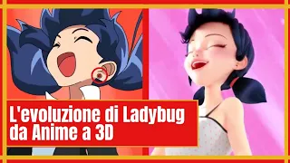 L‛evoluzione della trasformazione di LADYBUG da anime a 3D (Miraculous stagione 4 italiano )