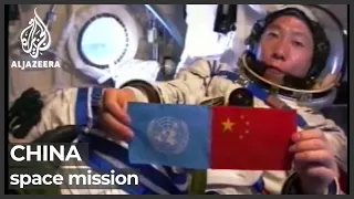 Shenzhou-12: China launches first astronauts to new space station