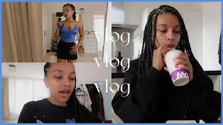 VLOG: i took out my IUD, trying to film a tiktok + mini mukbang.