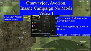 Onawayjoe, Avorion, Insane Campaign No Mods, Video 1