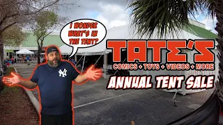 Toy Hunting, Tate's Annual Tent Sale, & WWE Mattel Retro Figures