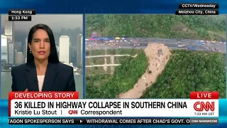 Highway collapse kills dozens in southern China