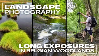 Landscape Photography & Long Exposures in the Belgium Woodlands. OM-1 Live ND filter Examples