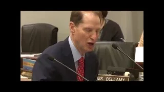 Senator Ron Wyden (D-OR) Testimony