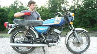 Rare 2-Stroke Motorcycle Sat 20 Years In a Barn