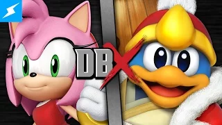 Amy Rose VS King Dedede (Kirby VS Sonic the Hedgehog) | DBX