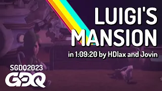 Luigi's Mansion by HDlax and Jovin in 1:09:20 - Summer Games Done Quick 2023