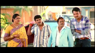 Darshan Manages Sadhu Kokila as Dad in Lover Home | Ultimate Comedy Scenes from New Kannada Movies