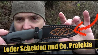 Lederscheiden selbst herstellen | Bushcraft Leder Projekte selber machen