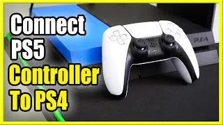 How to Connect PS5 Controller to PS4 with almost NO INPUT LAG (Easy Method!)