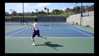 Tennis with Jun (Round 2) - USTA 4.5 Singles Highlights HD