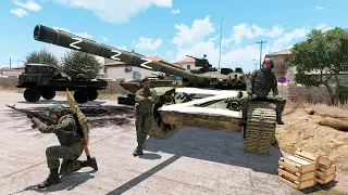BIG VICTORY! Russian tank division destroyed by Ukrainian army in Kherson - Arma 3