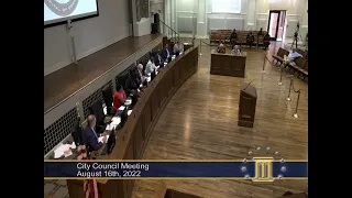 Montgomery City Council Meeting (8/16/22)