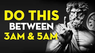 If You WAKE UP Between 3AM and 5AM...Do These 5 THINGS | Stoicism