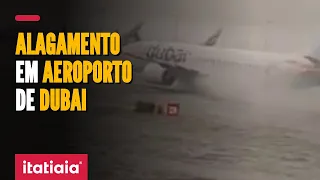 ALAGAMENTO ATINGE AEROPORTO DE DUBAI E CAUSA TRANSTORNOS