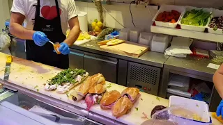 Italian street food in Sicily - Best Panini at Borderi Siracusa