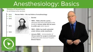 Anesthesiology: Basics – Anesthesiology | Lecturio