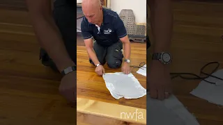 Hardwood Hints - How to Steam Pop Dents Out of a Floor