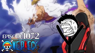 GEAR 5 LUFFY IS TOYING WITH KAIDO!!! | ONE PIECE EPISODE 1072 REACTION