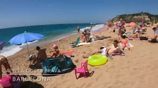 CALELLA costa BRAVA Barcelona 4k