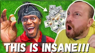 THIS IS INSANE!  SIDEMEN TURN £1 INTO £100,000 IN 24 HOURS CHALLENGE (FIRST REACTION) Sidemen Sunday