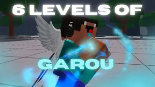 6 Garou Combos in The Strongest Battlegrounds (ROBLOX)